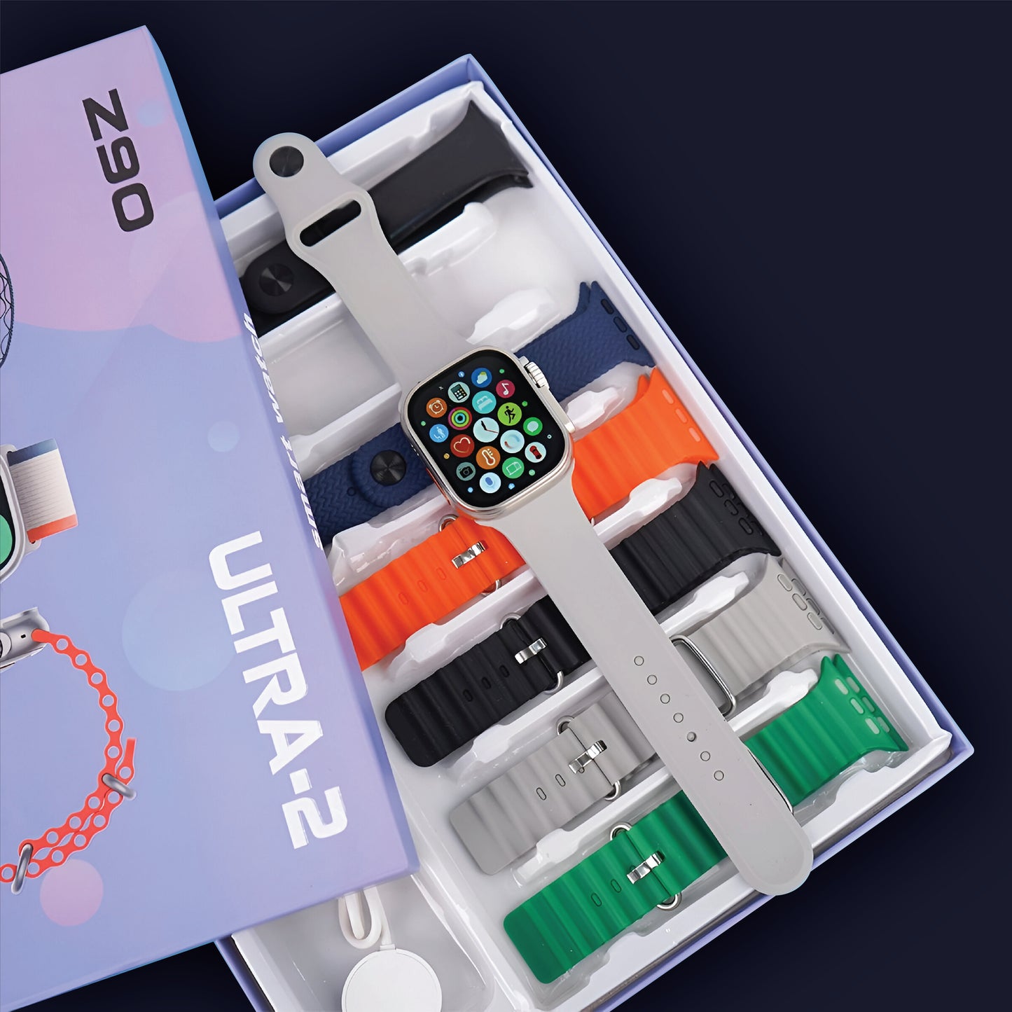 Ultra Smart watch 7 in 1 Strap 2025 | Smart Watch | smart watch display